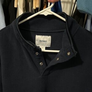 Old Navy Men's Dark Blue Button Down Shirt